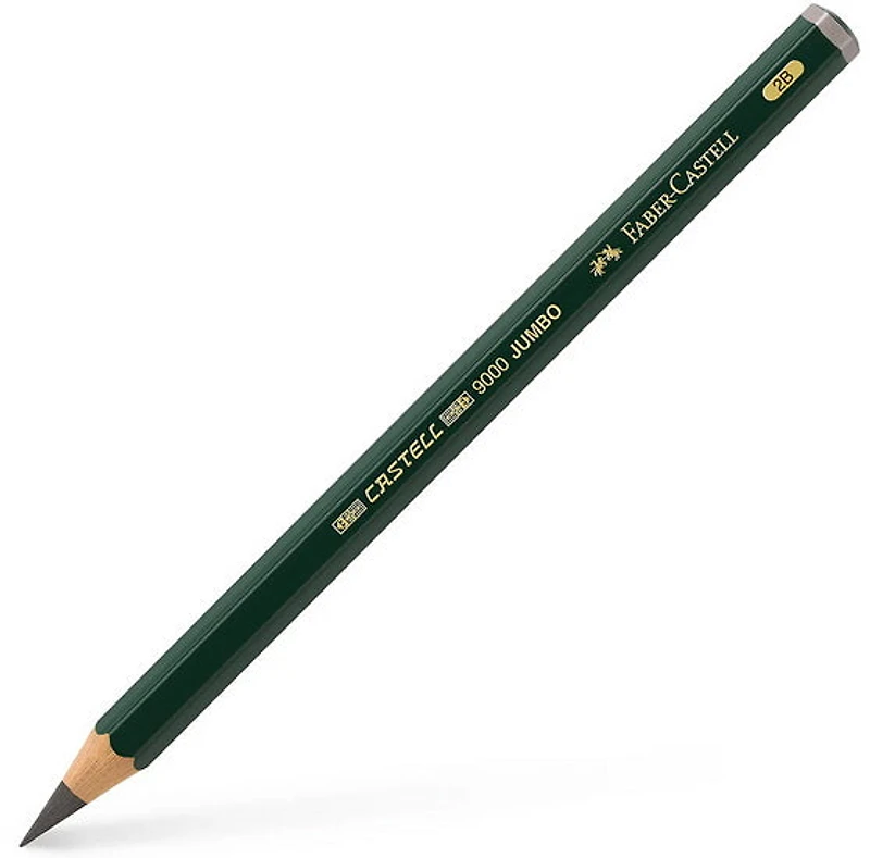 Crayon graphite large castell 9000 2b