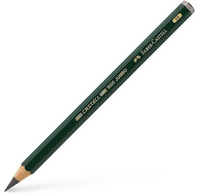 Crayon graphite large castell 9000 2b