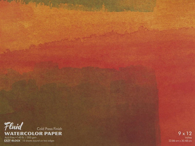 Watercolor pad - cp - 140lb - 9x12in (15s)