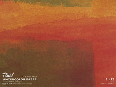 Watercolor pad - cp - 140lb - 9x12in (15s)
