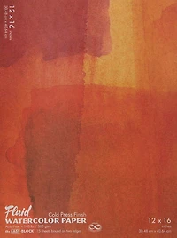 Bloc papier aquarelle - cp - 140lb - 12x16po (15f)