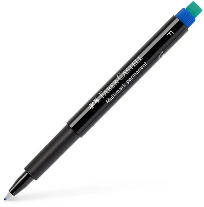 Marqueur fineliner permanent 0.6mm bleu