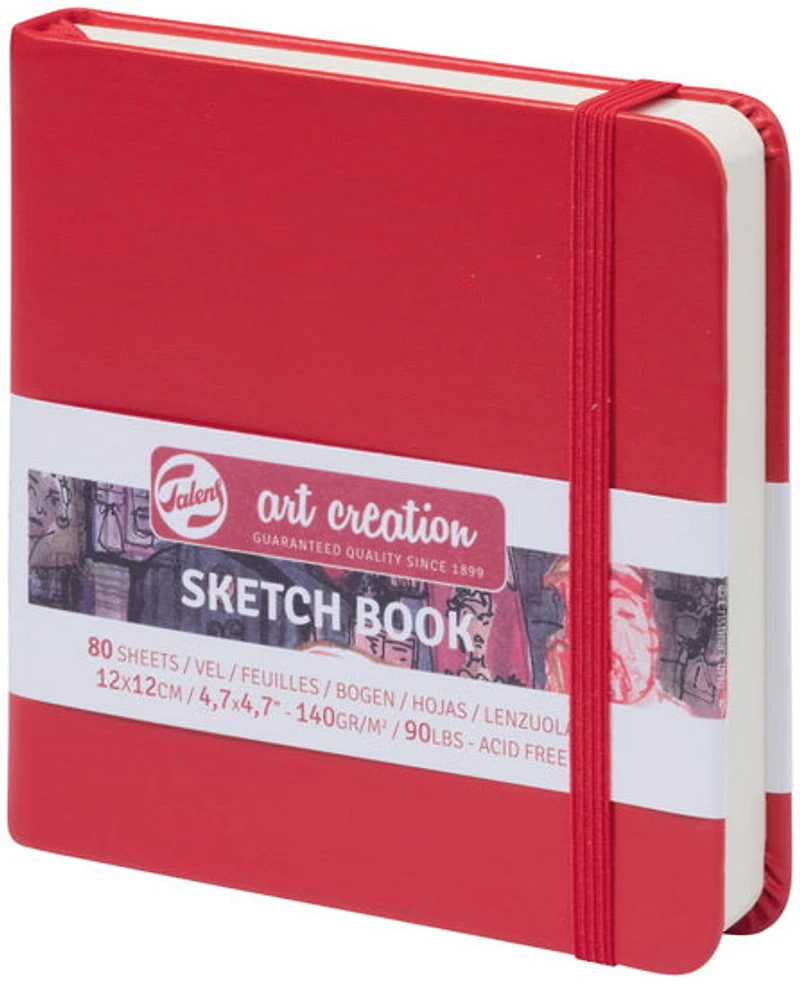 Sketchbook Art Creation Red - 12X12CM