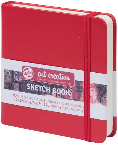 Sketchbook Art Creation Red - 12X12CM
