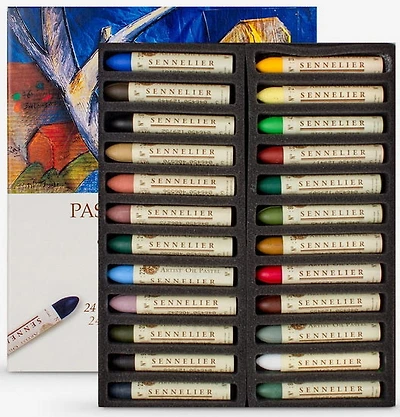 Oil pastels set - landscape (24)