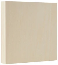 Panneau de bois régulier - 6 x 6 pouces