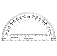 Rapporteur d'angle - 6 inch - 180 degree