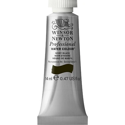 Aquarelle pro - 14ml - noir d'ivoire - s1