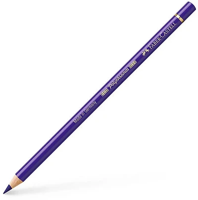 Crayon polychromos violet bleu