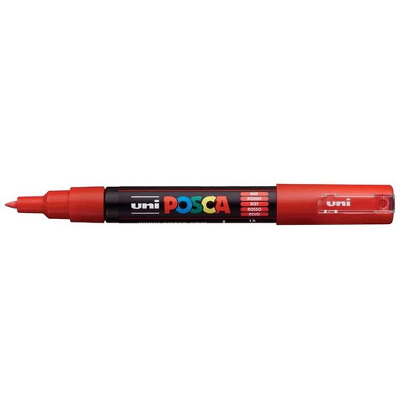 Marqueur posca conique pc-1m rouge