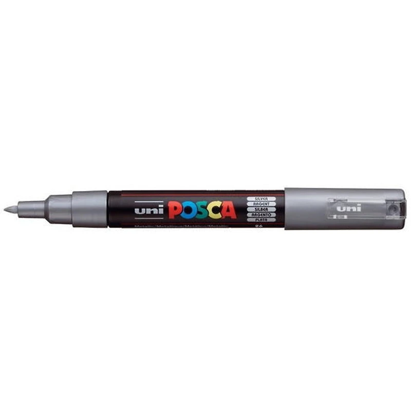 Marqueur posca conique pc-1m argent