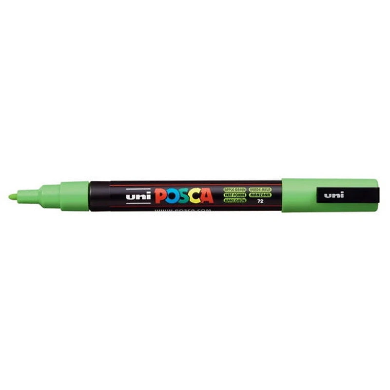Marqueur posca conique pc-3m vert pomme
