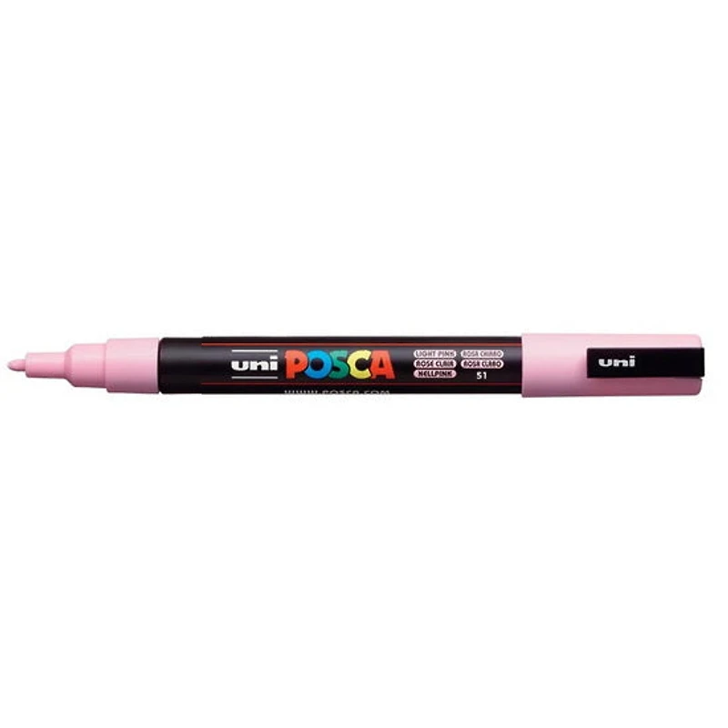 Marqueur posca conique pc-3m rose clair