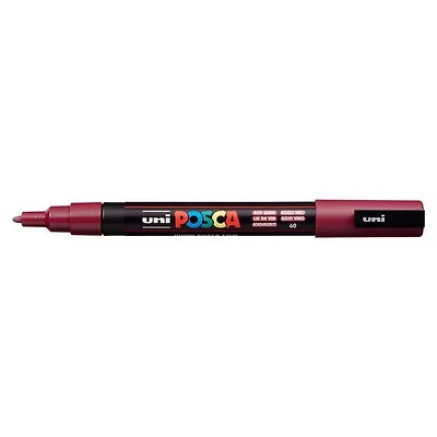Marqueur posca conique pc-3m vin rouge