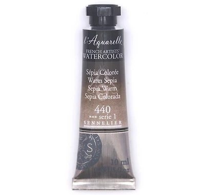 Watercolor tube - 10ml - sepia toned - s1