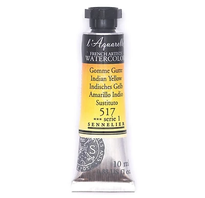 Aquarelle tube - 10ml - gomme gutte - s1