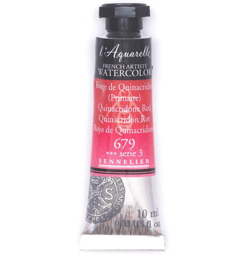 Aquarelle tube - 10ml - rouge quinacridone - s3