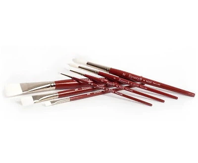 Pinceau manche court/poils synthétiques rond- #5