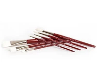 Pinceau manche court/poils synthétiques rond- #5