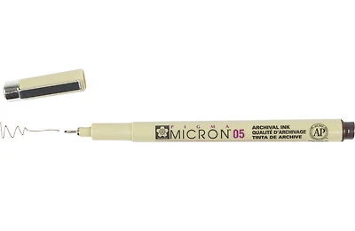 Pigma micron pen 0.45mm sepia