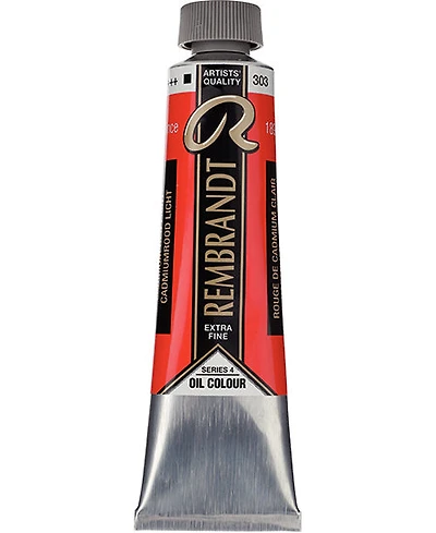 Huile rembrandt  rouge cadmium clair - 40ml série 4
