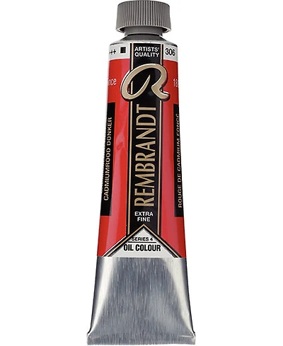 Huile rembrandt  rouge cadmium foncé - 40ml série 4