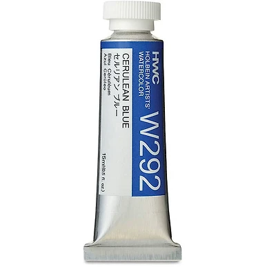 Aquarelle bleu céruléen série d