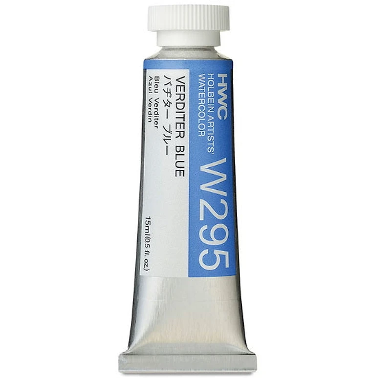 Aquarelle bleu verditer série a