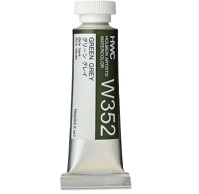 Aquarelle gris vert série a
