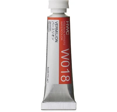 Aquarelle vermillon série f - 5ml