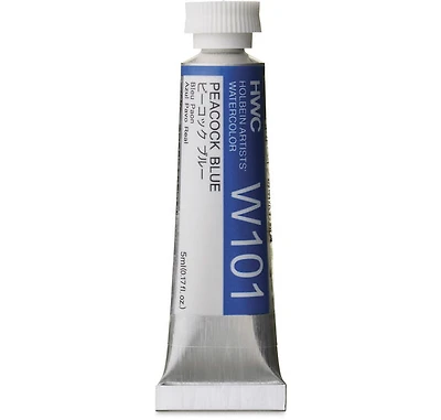 Aquarelle bleu paon série a - 5ml