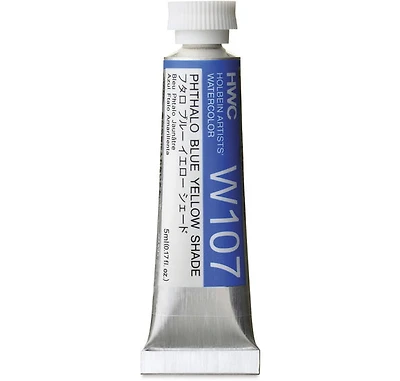 Aquarelle bleu phtalo jaunâtre série a - 5ml