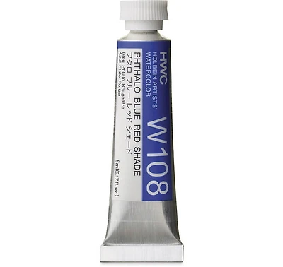 Aquarelle bleu phtalo rougeâtre série a - 5ml