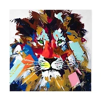 Framed Canvas Print - Lion