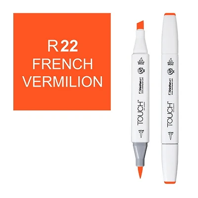 Marker touch brush french vermilion