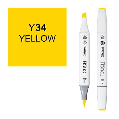 Touch Brush Marker Yellow