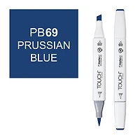 Marqueur touch pointe pinceau bleu de prusse