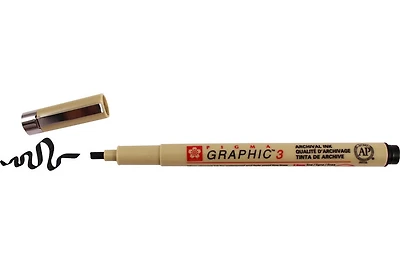 Pigma graphic marker 3.00mm black