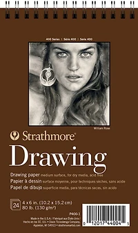 Bloc papier dessin - 4x6po (24f)