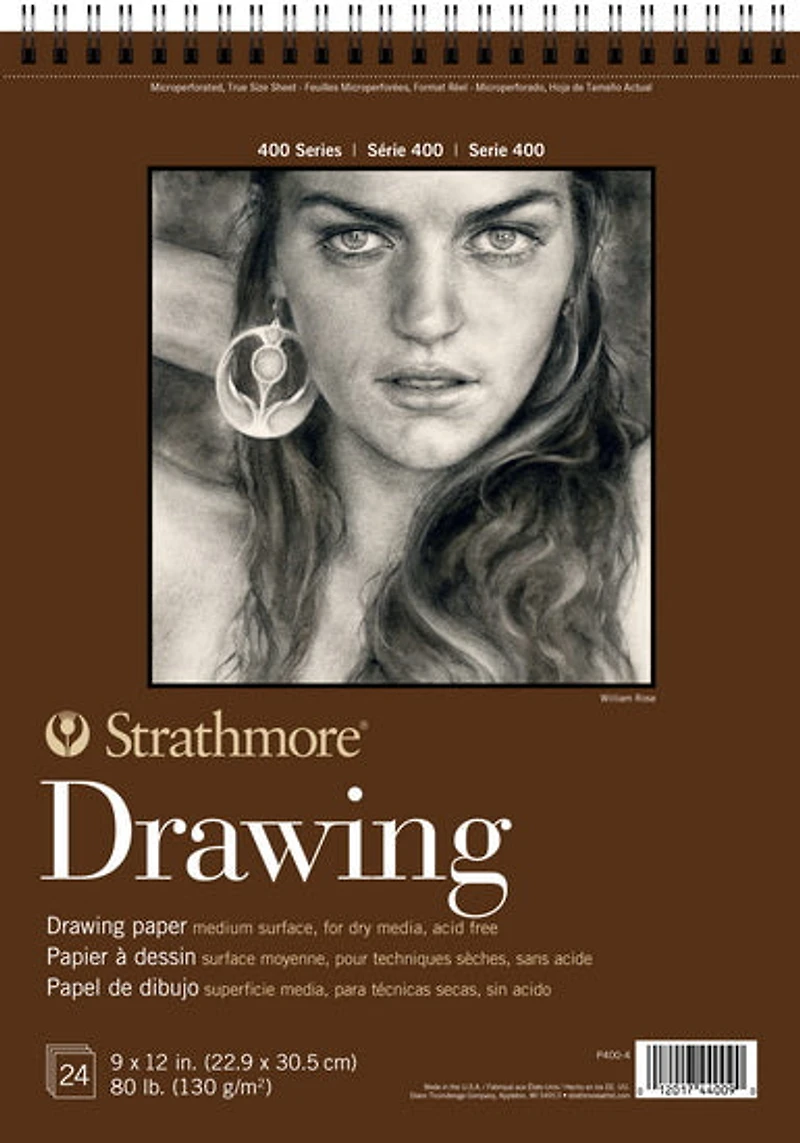 Bloc papier dessin - 9x12po (24f)