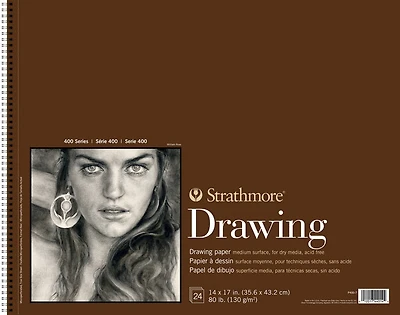 Bloc papier dessin - 14x17po (24f)