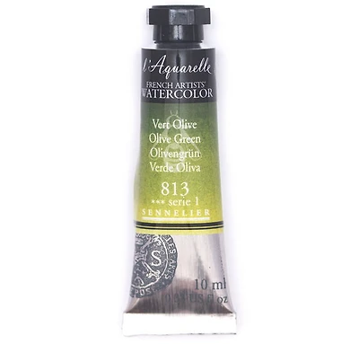 Aquarelle tube - 10ml - vert olive - s1