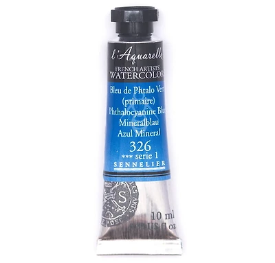 Aquarelle tube - 10ml - bleu phtalo vert - s1