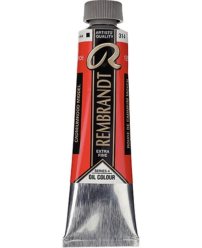 Huile rembrandt  rouge cadmium moyen - 40ml série 4