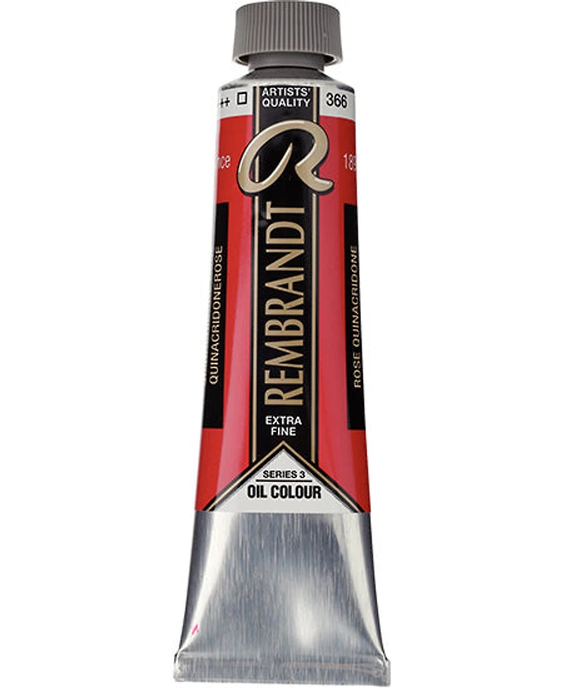 Huile rembrandt rose quinacridone - 40ml série 3