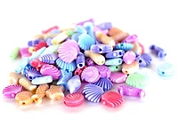 Pqt 150 perles trésors de la mer pastels