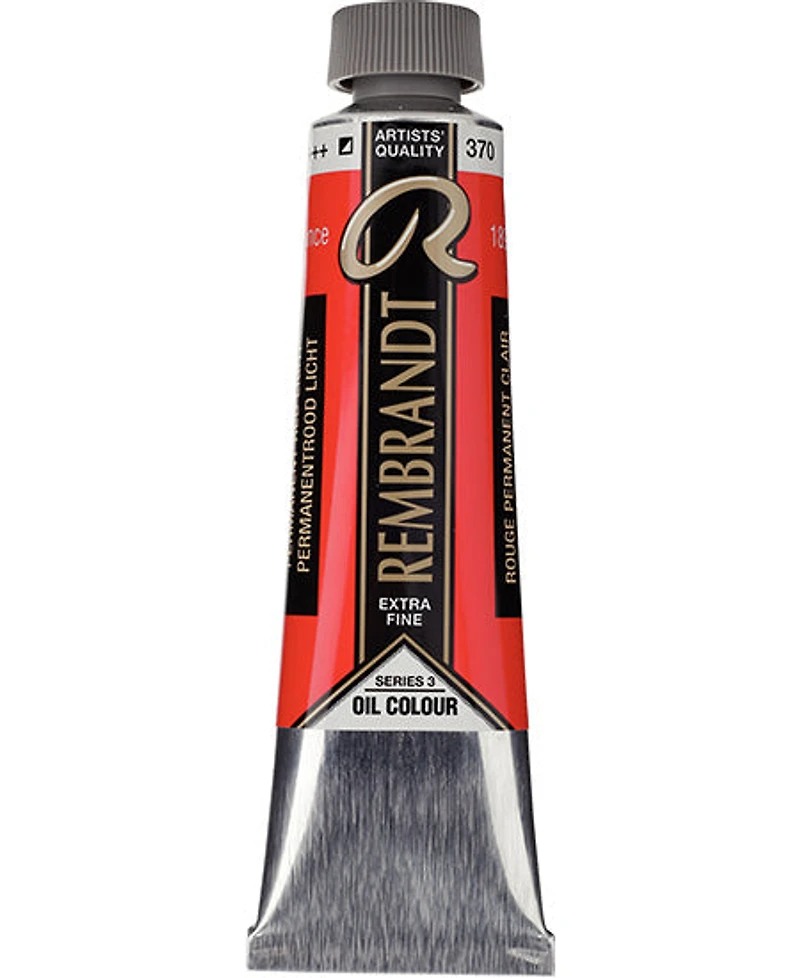 Huile rembrandt rouge permanent pâle - 40ml série 3