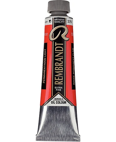 Huile rembrandt  rouge permanent pâle - 40ml série 3
