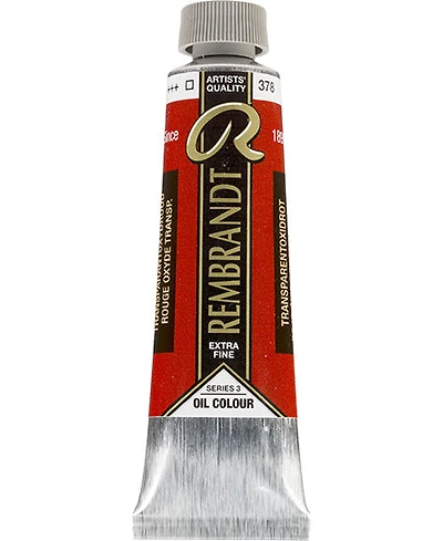 Huile rembrandt  rouge oxyde transparent - 40ml série 3