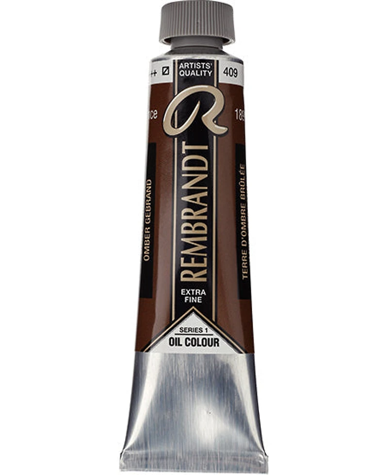 Huile rembrandt terre d'ombre brûlée - 40ml série 1